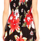 Sakkas Murni Women's Casual Summer Cocktail Elastic Stretchy Floral Print Dress
