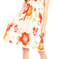 Sakkas Murni Women's Casual Summer Cocktail Elastic Stretchy Floral Print Dress