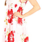 Sakkas Murni Women's Casual Summer Cocktail Elastic Stretchy Floral Print Dress