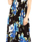 Sakkas Iyabo Women's Sleeveless Casual Summer Floral Print Dress Maxi Long Stretch