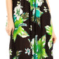 Sakkas Iyabo Women's Sleeveless Casual Summer Floral Print Dress Maxi Long Stretch