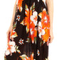 Sakkas Iyabo Women's Sleeveless Casual Summer Floral Print Dress Maxi Long Stretch