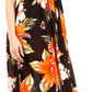 Sakkas Iyabo Women's Sleeveless Casual Summer Floral Print Dress Maxi Long Stretch
