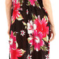 Sakkas Iyabo Women's Sleeveless Casual Summer Floral Print Dress Maxi Long Stretch