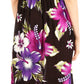 Sakkas Iyabo Women's Sleeveless Casual Summer Floral Print Dress Maxi Long Stretch