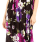 Sakkas Iyabo Women's Sleeveless Casual Summer Floral Print Dress Maxi Long Stretch