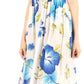 Sakkas Iyabo Women's Sleeveless Casual Summer Floral Print Dress Maxi Long Stretch