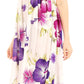 Sakkas Iyabo Women's Sleeveless Casual Summer Floral Print Dress Maxi Long Stretch