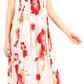 Sakkas Iyabo Women's Sleeveless Casual Summer Floral Print Dress Maxi Long Stretch