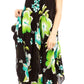 Sakkas Aba Women's Casual Summer Floral Print Sleeveless Loose Dress Cover-up