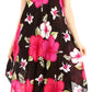 Sakkas Aba Women's Casual Summer Floral Print Sleeveless Loose Dress Cover-up