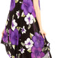 Sakkas Aba Women's Casual Summer Floral Print Sleeveless Loose Dress Cover-up