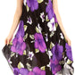 Sakkas Aba Women's Casual Summer Floral Print Sleeveless Loose Dress Cover-up