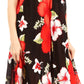 Sakkas Aba Women's Casual Summer Floral Print Sleeveless Loose Dress Cover-up