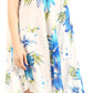 Sakkas Aba Women's Casual Summer Floral Print Sleeveless Loose Dress Cover-up