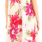 Sakkas Aba Women's Casual Summer Floral Print Sleeveless Loose Dress Cover-up