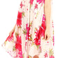 Sakkas Aba Women's Casual Summer Floral Print Sleeveless Loose Dress Cover-up