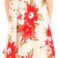 Sakkas Aba Women's Casual Summer Floral Print Sleeveless Loose Dress Cover-up
