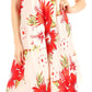 Sakkas Aba Women's Casual Summer Floral Print Sleeveless Loose Dress Cover-up