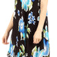 Sakkas Clara Women's Casual Summer Sleeveless Sundress Loose Floral Print Dress