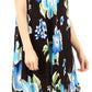 Sakkas Clara Women's Casual Summer Sleeveless Sundress Loose Floral Print Dress