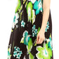 Sakkas Clara Women's Casual Summer Sleeveless Sundress Loose Floral Print Dress