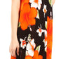 Sakkas Clara Women's Casual Summer Sleeveless Sundress Loose Floral Print Dress