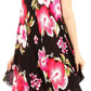 Sakkas Clara Women's Casual Summer Sleeveless Sundress Loose Floral Print Dress