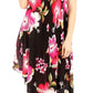 Sakkas Clara Women's Casual Summer Sleeveless Sundress Loose Floral Print Dress