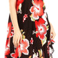 Sakkas Clara Women's Casual Summer Sleeveless Sundress Loose Floral Print Dress