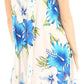 Sakkas Clara Women's Casual Summer Sleeveless Sundress Loose Floral Print Dress