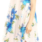 Sakkas Clara Women's Casual Summer Sleeveless Sundress Loose Floral Print Dress