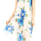 Sakkas Clara Women's Casual Summer Sleeveless Sundress Loose Floral Print Dress