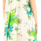 Sakkas Clara Women's Casual Summer Sleeveless Sundress Loose Floral Print Dress