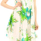 Sakkas Clara Women's Casual Summer Sleeveless Sundress Loose Floral Print Dress