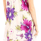 Sakkas Clara Women's Casual Summer Sleeveless Sundress Loose Floral Print Dress
