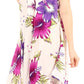 Sakkas Clara Women's Casual Summer Sleeveless Sundress Loose Floral Print Dress