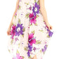 Sakkas Clara Women's Casual Summer Sleeveless Sundress Loose Floral Print Dress