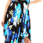 Sakkas Hamisi Women's Tube Spaghetti Strap Floral Print Summer Casual Short Dress