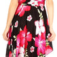 Sakkas Hamisi Women's Tube Spaghetti Strap Floral Print Summer Casual Short Dress