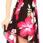 Sakkas Hamisi Women's Tube Spaghetti Strap Floral Print Summer Casual Short Dress