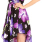 Sakkas Hamisi Women's Tube Spaghetti Strap Floral Print Summer Casual Short Dress