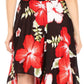 Sakkas Hamisi Women's Tube Spaghetti Strap Floral Print Summer Casual Short Dress