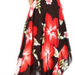 Sakkas Hamisi Women's Tube Spaghetti Strap Floral Print Summer Casual Short Dress