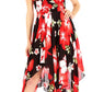 Sakkas Hamisi Women's Tube Spaghetti Strap Floral Print Summer Casual Short Dress
