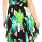 Sakkas Hamisi Women's Tube Spaghetti Strap Floral Print Summer Casual Short Dress