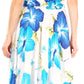 Sakkas Hamisi Women's Tube Spaghetti Strap Floral Print Summer Casual Short Dress