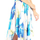 Sakkas Hamisi Women's Tube Spaghetti Strap Floral Print Summer Casual Short Dress