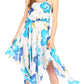 Sakkas Hamisi Women's Tube Spaghetti Strap Floral Print Summer Casual Short Dress