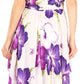 Sakkas Hamisi Women's Tube Spaghetti Strap Floral Print Summer Casual Short Dress